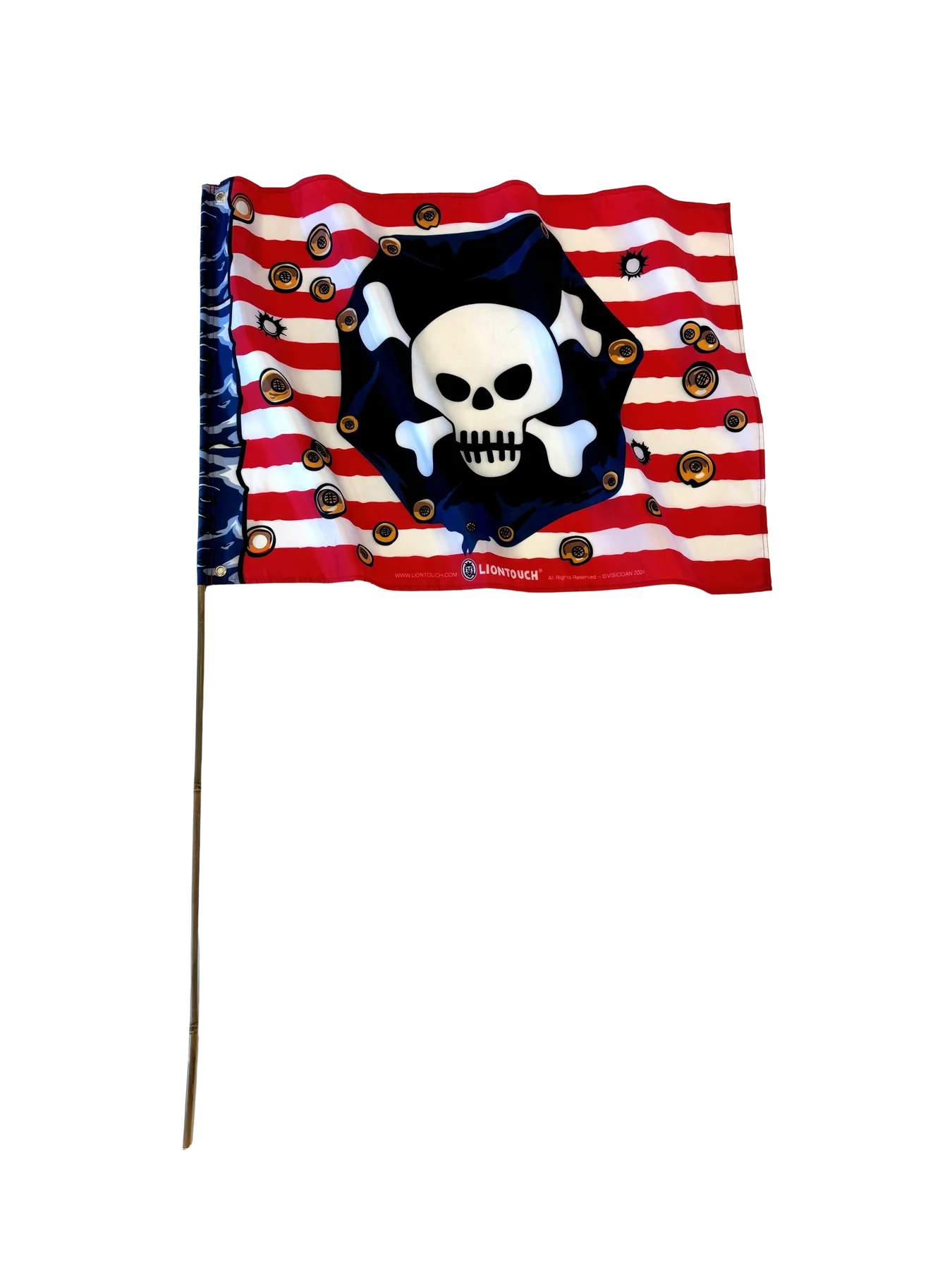 Piratflag, Red stripe