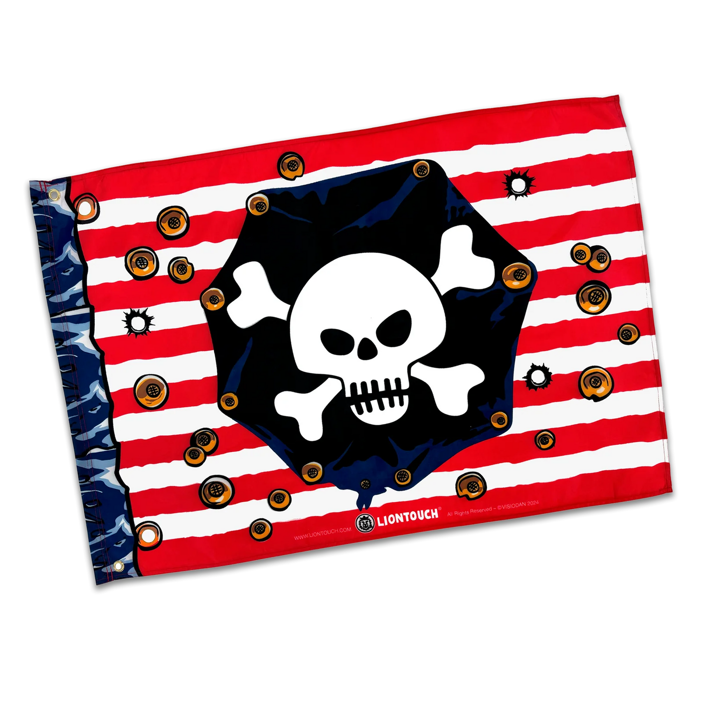 Piratflag, Red stripe