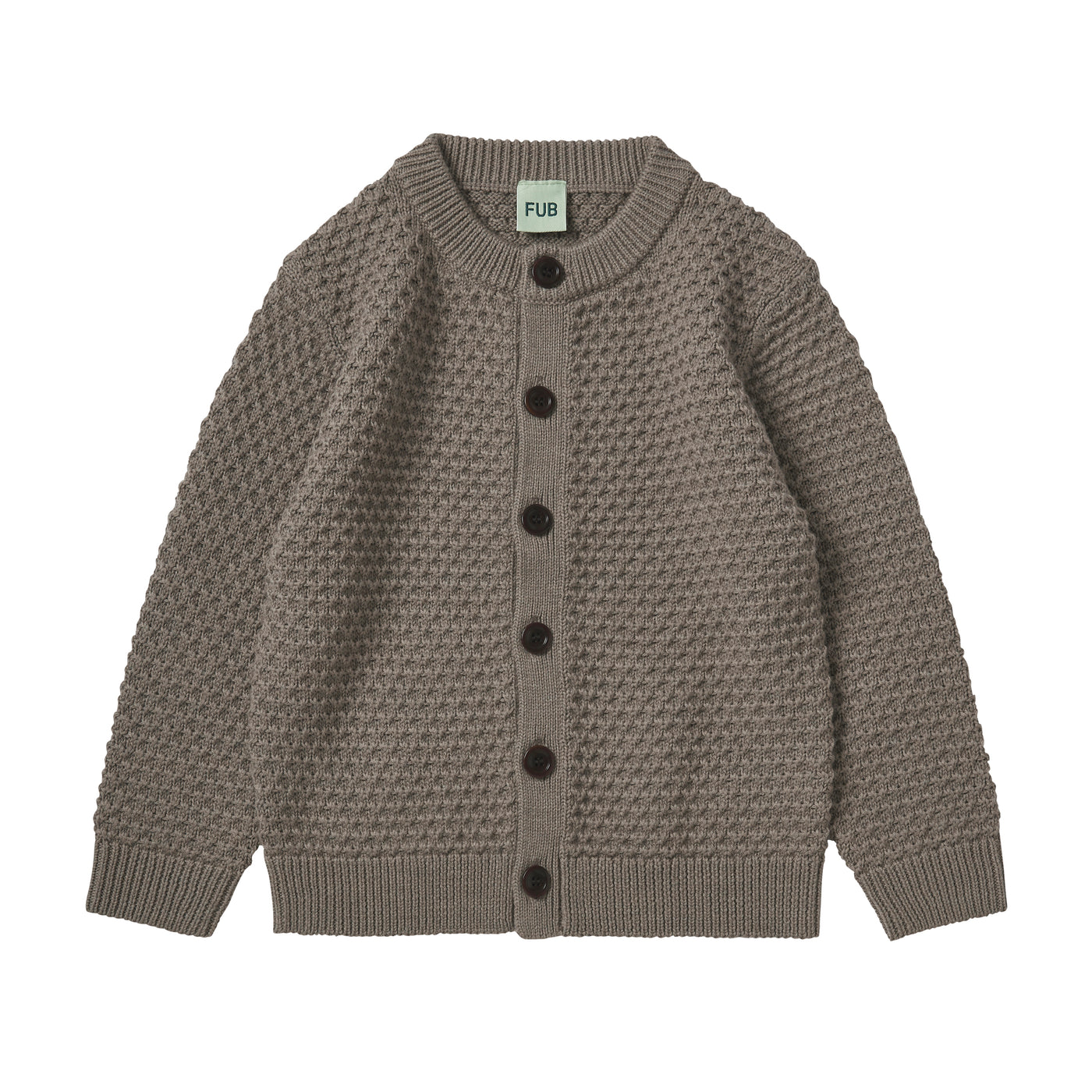 Structure cardigan, hazel melange