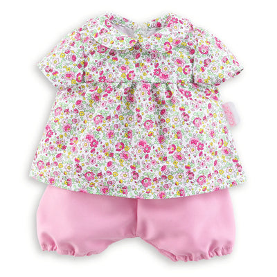 Dukketøj, bloomers m/ bluse, 30 cm