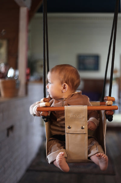 Baby- & børnegynge, soft linen