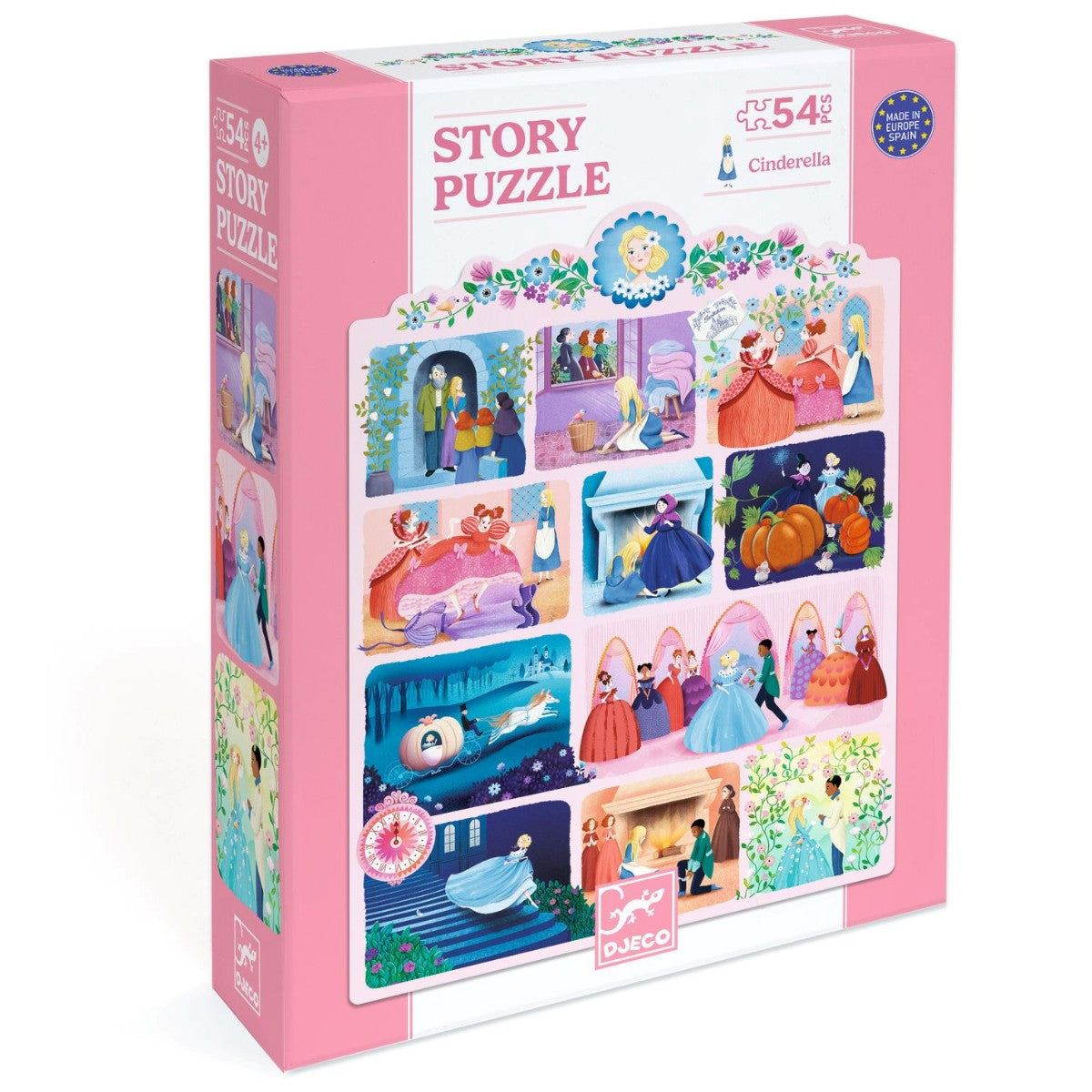 Story puzzle, Askepot, 54 brikker