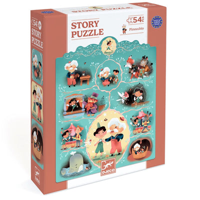 Story puzzle, Pinocchio, 54 brikker