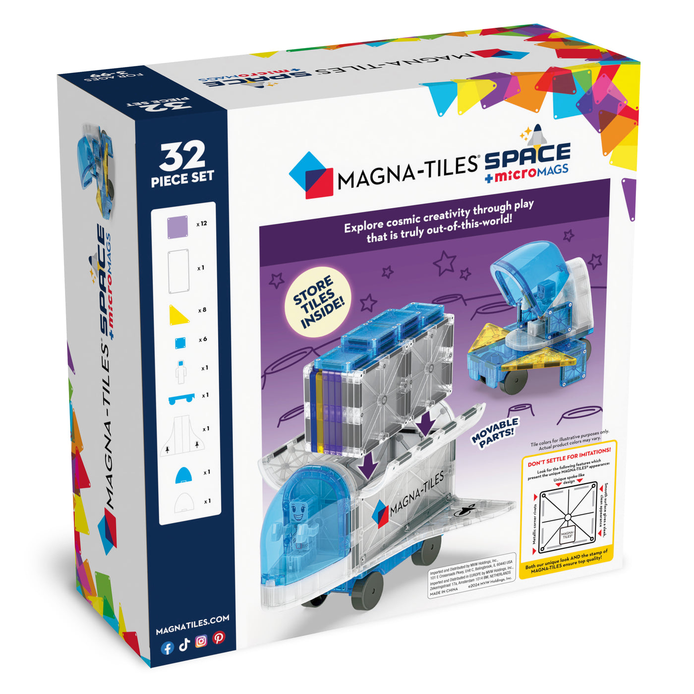 Magneter, Space 32 stk