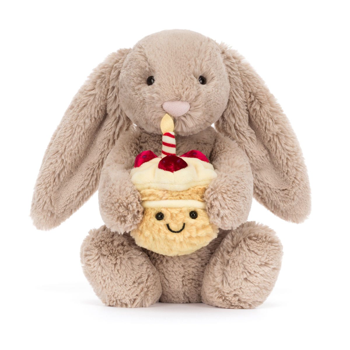 JELLYCAT BASHFUL BEIGE KANIN BIRTHDAY