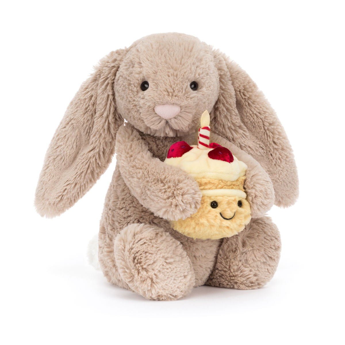 JELLYCAT BASHFUL BEIGE KANIN BIRTHDAY