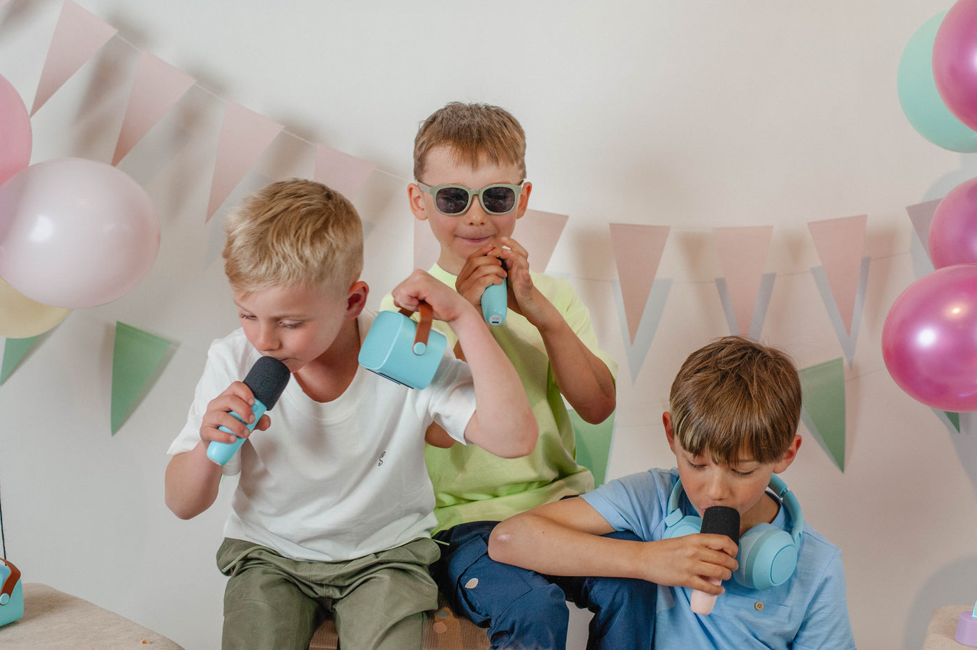 Karaoke kids, blå