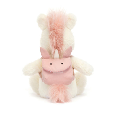 Jellycat Backpack Enhjørning, 22 cm